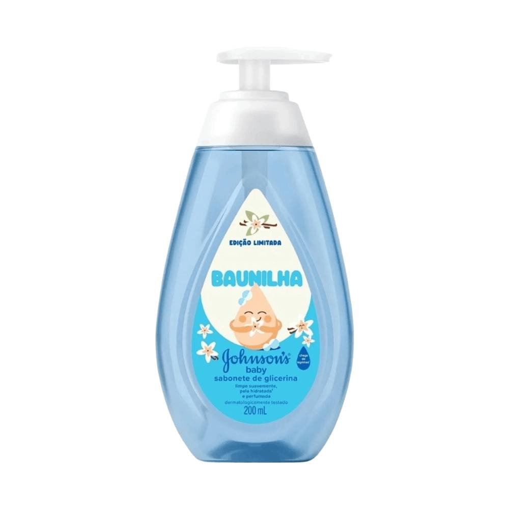 Sabonete Líquido Johnsons Baby Glicerina Baunilha 200ml