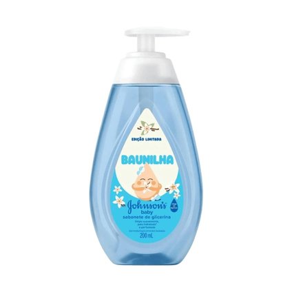 SABONETE LÍQUIDO JOHNSONS BABY GLICERINA BAUNILHA 200ML