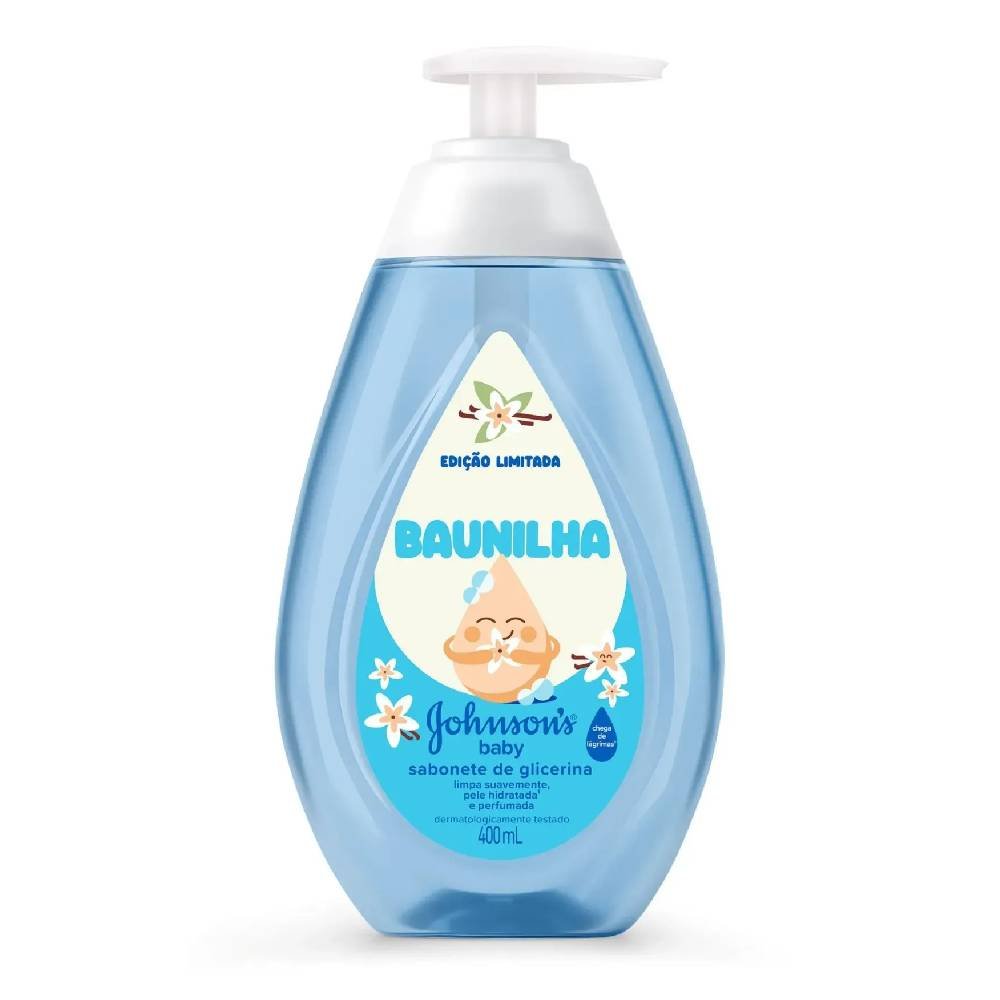 Sabonete Liquido Johnsons Baby Glicerina Baunilha 400ml