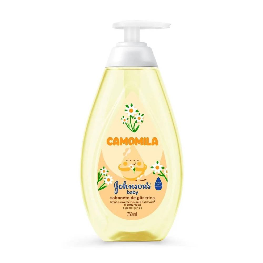 Sabonete Líquido Johnsons Baby Glicerina Camomila 750ml