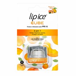 Protetor Labial Lip Ice Cube Fps 15 Pêssego E Manga