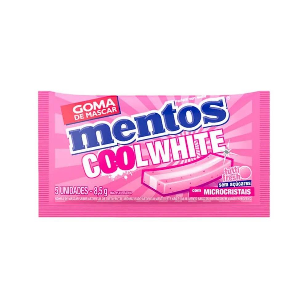 Goma De Mascar Mentos Cool White Tutti Fresh 8,5g