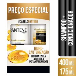 Kit Pantene Hidrocauterização Shampoo 400ml + Condicionador 175ml