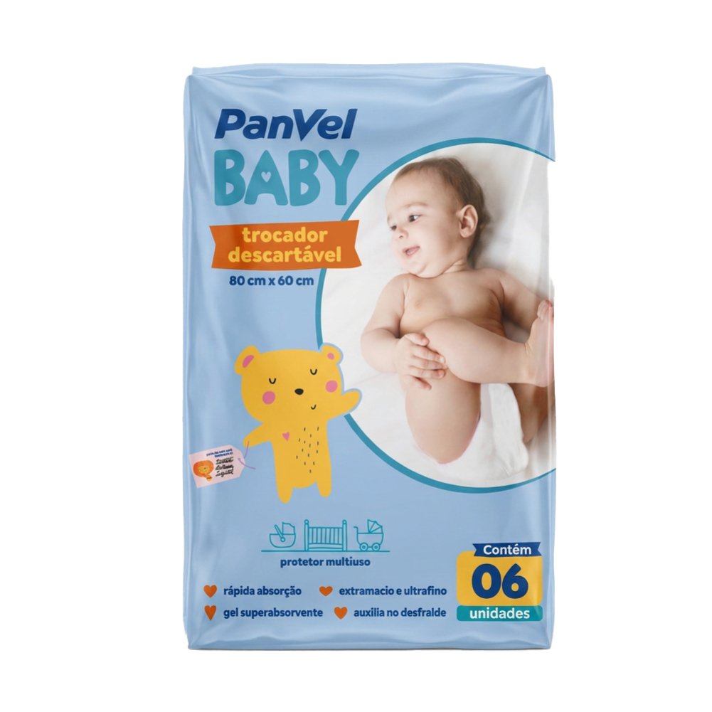 Trocador Descartavel Panvel Baby 6un 26