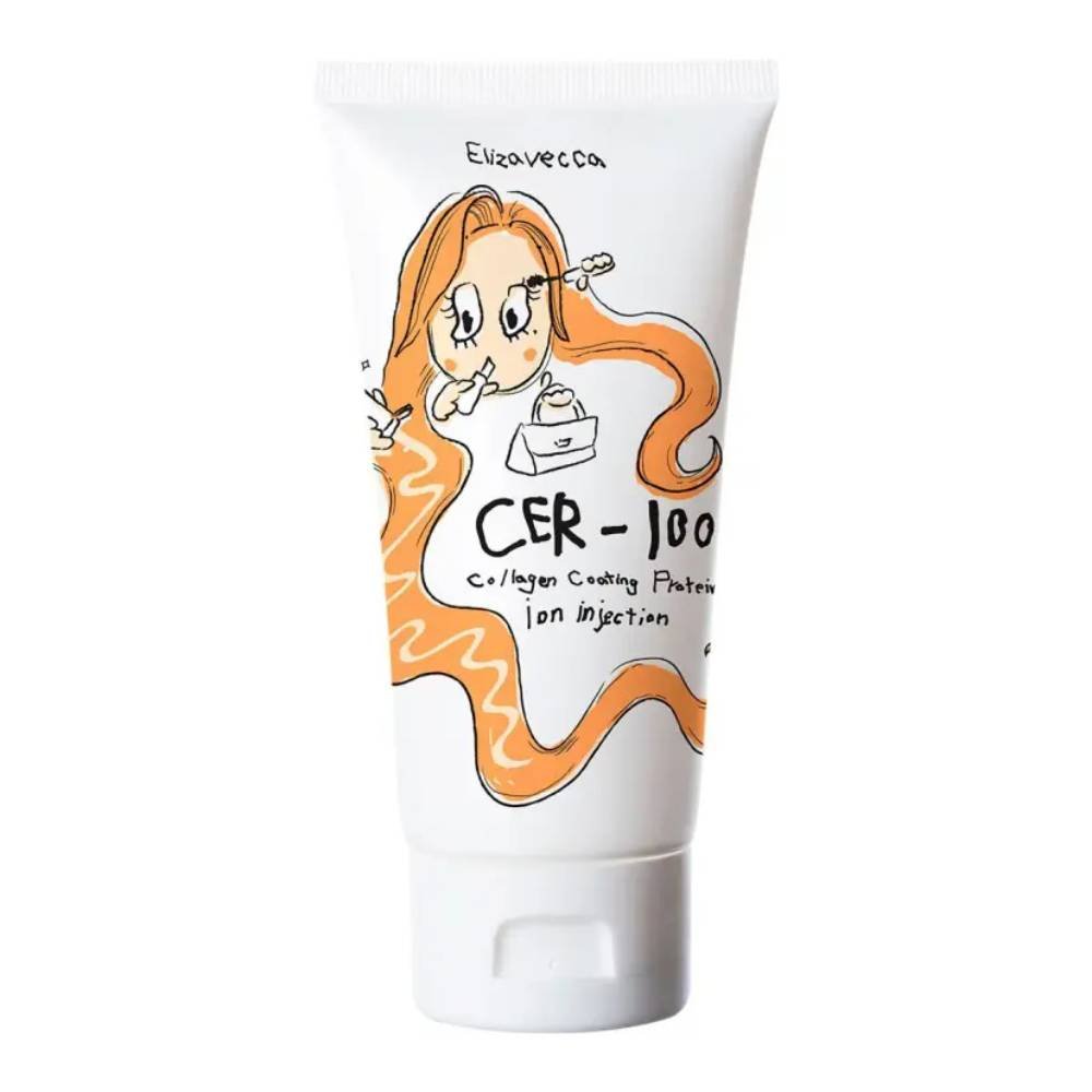 Máscara Capilar Elizavecca Cer-100 Collagen Coating Protein Ion Injection 50ml