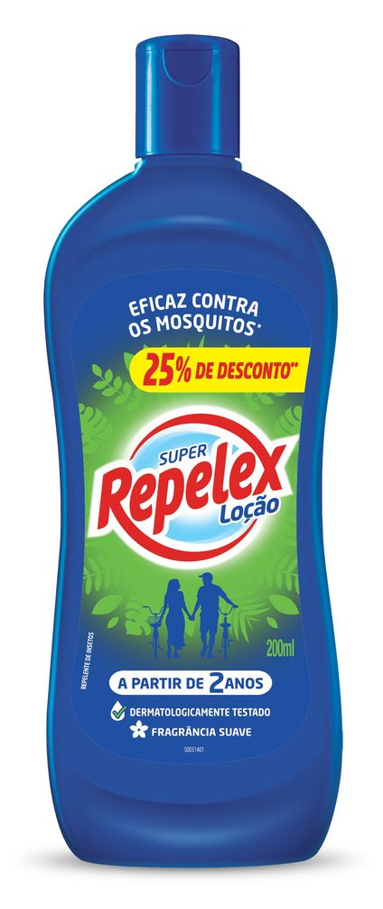 REPELEX REPELENTE FAMILY CARE LOÇÃO 200ML 25% DE DESCONTO