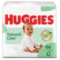 FRALDA HUGGIES NATURAL CARE G 66 UNIDADES