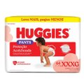 FRALDA HUGGIES PANTS PROTEÇÃO ACOLCHOADA XXXG 64 UNIDADES