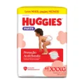 FRALDA HUGGIES PANTS PROTEÇÃO ACOLCHOADA XXXG 64 UNIDADES