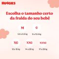 FRALDA HUGGIES  PROTEÇÃO ACOLCHOADA PANTS MAX XXXG 64 UNIDADES