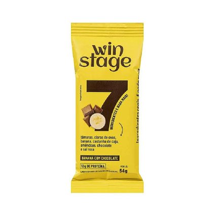 BARRA DE PROTEÍNA WINSTAGE BANANA COM CHOCOLATE 54G