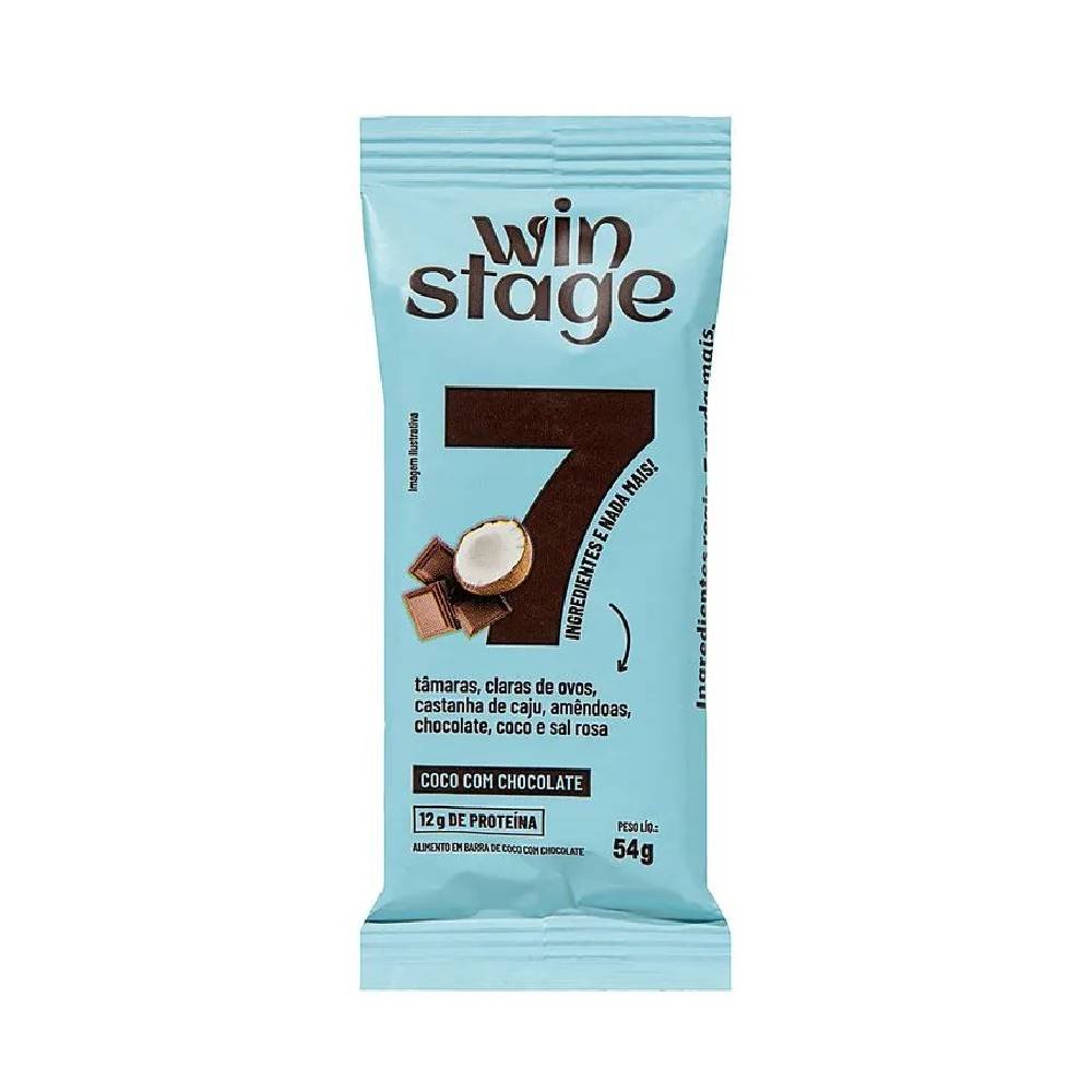 Barra De Proteína Winstage Coco Com Chocolate 54g