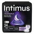 ABSORVENTE INTIMUS TODA TRANQUILA SUAVE COM ABAS EXTRA LONGO 24 UNIDADES