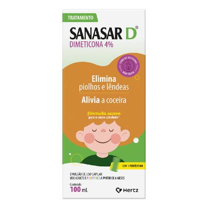 SANASAR D EMULSÃO CAPILAR HERTZ 100ML
