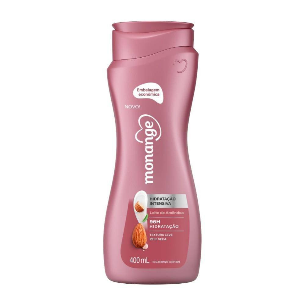 Hidratante Monange Hidratação Intensiva Leite De Amêndoas Pele Seca Com Ação Desodorante 400ml