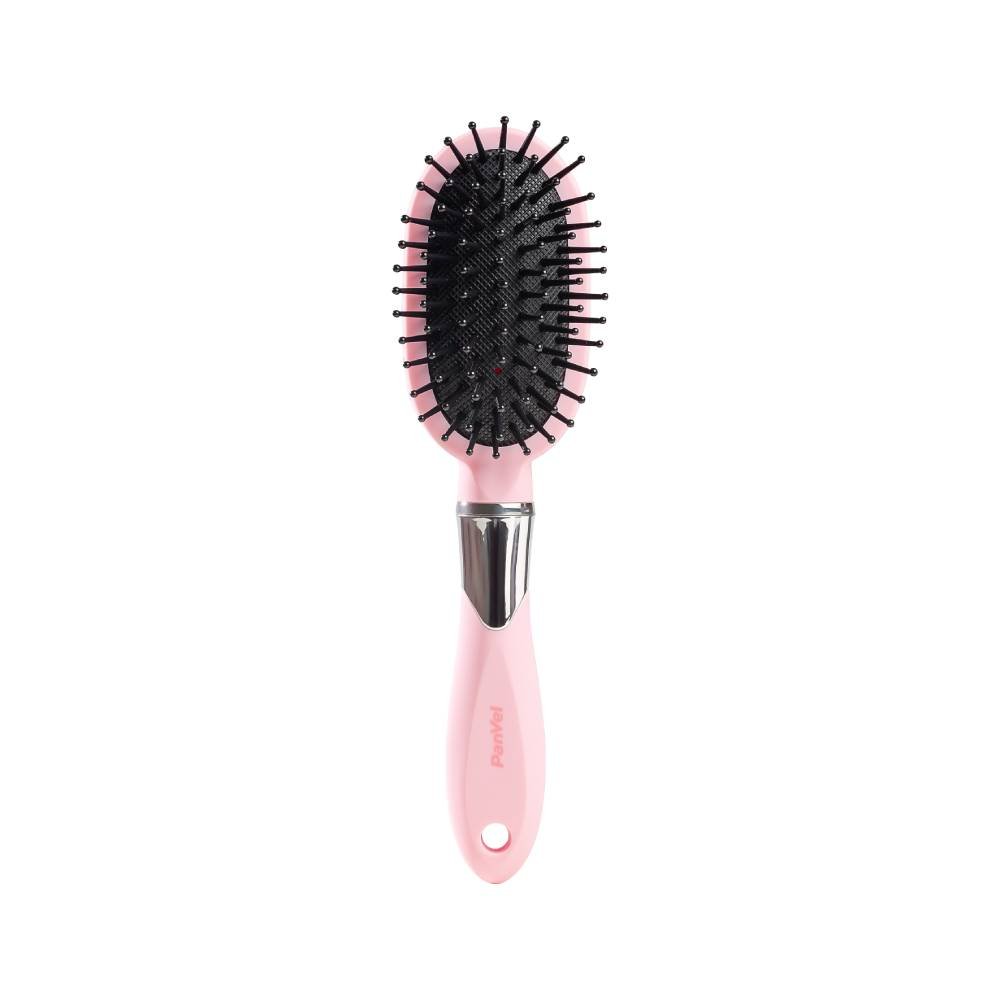 Escova Cabelo Oval Pequena Panvel Acess26 Rosa