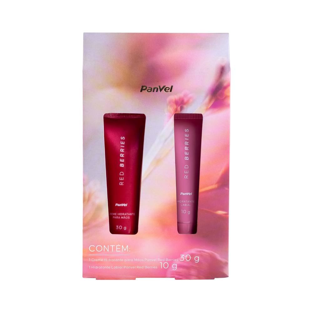 Kit Panvel Red Berries Balm 10g + Creme Mãos 30g - Dia Das Mães