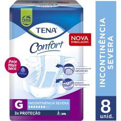 Fralda Adulto Tena Confort G Com 8 Unidades