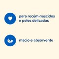 ALGODÃO QUADRADO JOHNSONS BABY RECÉM NASCIDO 50 UNIDADES