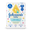 ALGODÃO QUADRADO JOHNSONS BABY RECÉM NASCIDO 50 UNIDADES