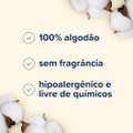 ALGODÃO QUADRADO JOHNSONS BABY RECÉM NASCIDO 50 UNIDADES