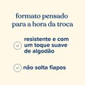 ALGODÃO QUADRADO JOHNSONS BABY RECÉM NASCIDO 50 UNIDADES