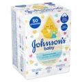 ALGODÃO QUADRADO JOHNSONS BABY RECÉM NASCIDO 50 UNIDADES