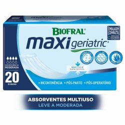 Kit Leve 3 Pague 2 Abs Biofral Maxi Geriatric C/20, R$ 9,32 Cada Unidade No Pack