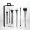 KIT DE PINCÉIS PARA BASE, BLUSH, ILUMINADOR E SOMBRA PANVEL 24&7 3 UNIDADES