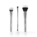 KIT DE PINCÉIS PARA BASE, BLUSH, ILUMINADOR E SOMBRA PANVEL 24&7 3 UNIDADES