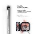 KIT DE PINCÉIS PARA BASE, BLUSH, ILUMINADOR E SOMBRA PANVEL 24&7 3 UNIDADES