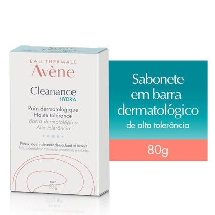 SABONETE EM BARRA FACE AVENE CLEANANCE HYDRA 80G