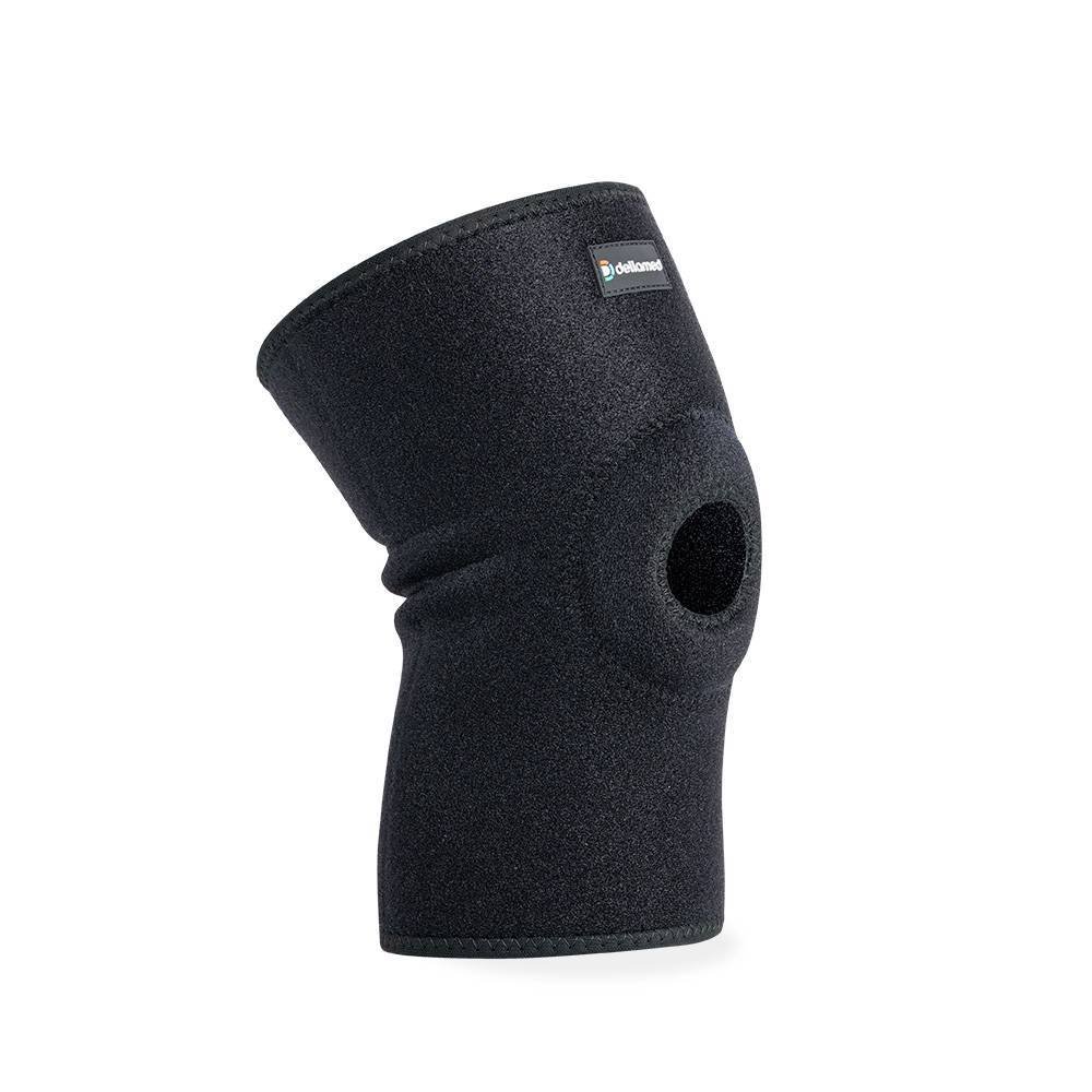 Joelheira Dellamed Ortho Care Oríficio E Reforço Patelar Tamanho P