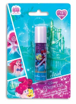 Brilho Labial Infantil Beauty Brinq Princesas Ariel