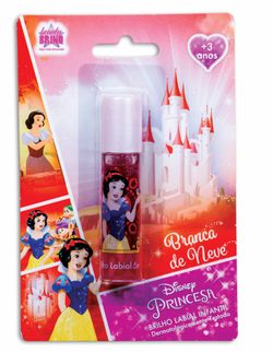 Brilho Labial Infantil Beauty Brinq Princesas Branca De Neve
