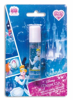 Brilho Labial Infantil Beauty Brinq Princesas Cinderela