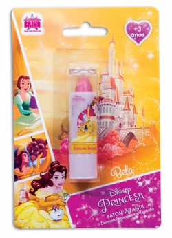 Batom Infantil Beauty Brinq Princesas Bela