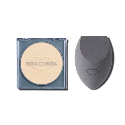 KIT PÓ TRANSLÚCIDO BOCA ROSA BEAUTY CUSCUZ 9G + ESPONJA