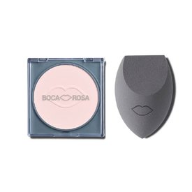 KIT PÓ TRANSLÚCIDO BOCA ROSA BEAUTY JUJUBA 9G + ESPONJA