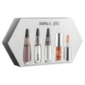 KIT IMPALA JU PAES ESMALTE PEÇA RARA 7,5ML + TOP COAT 7,5ML + SÉRUM 7,5ML + LIP OIL 4,5ML