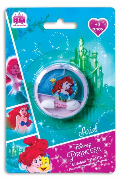 SOMBRA INFANTIL BEAUTY BRINQ PRINCESAS ARIEL