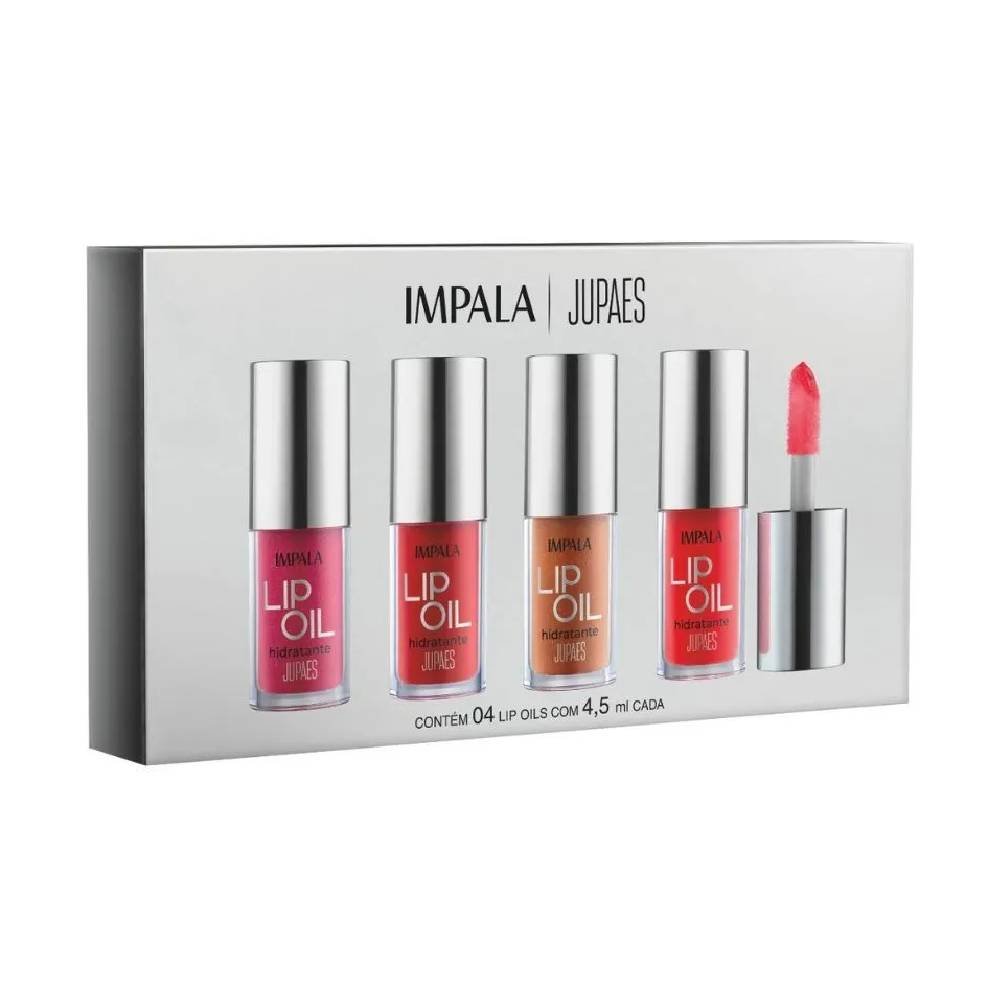 Kit Impala Ju Paes Lip Oils 4 Unidades 4,5ml Cada