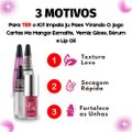 KIT IMPALA JU PAES ESMALTE CARTAS NA MANGA 7,5ML + TOP COAT 7,5ML + SÉRUM 7,5ML + LIP OIL 4,5ML