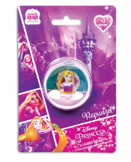 SOMBRA INFANTIL BEAUTY BRINQ PRINCESAS RAPUNZEL