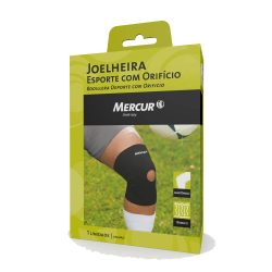 Joelheira Mercur Sport Com Orifício P Bc0036-as