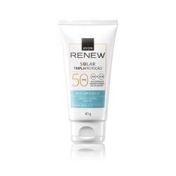 Protetor Solar Facial Avon Renew Ácido Hialurônico Fps50 40g