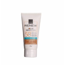 Protetor Solar Facial Avon Renew Ácido Hialurônico Média 3.0 Fps50 40g