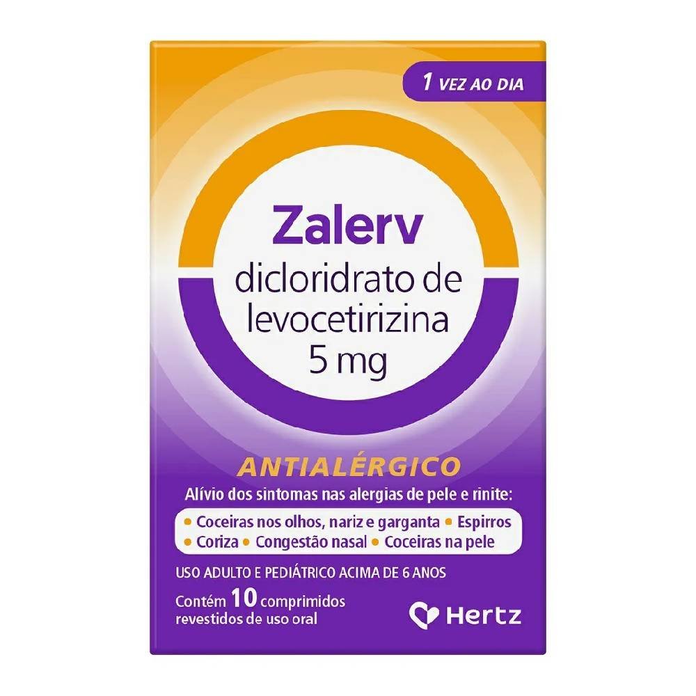 Zalerv Hertz 5mg 10 Comprimidos