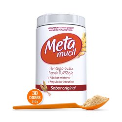 Metamucil Fibra Natural Psyllium Sabor Original 174g