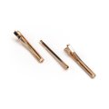 KIT 3 PASSADORES/PRESILHAS DE CABELO PANVEL 24&7 STRASS, CRISTAL E PU